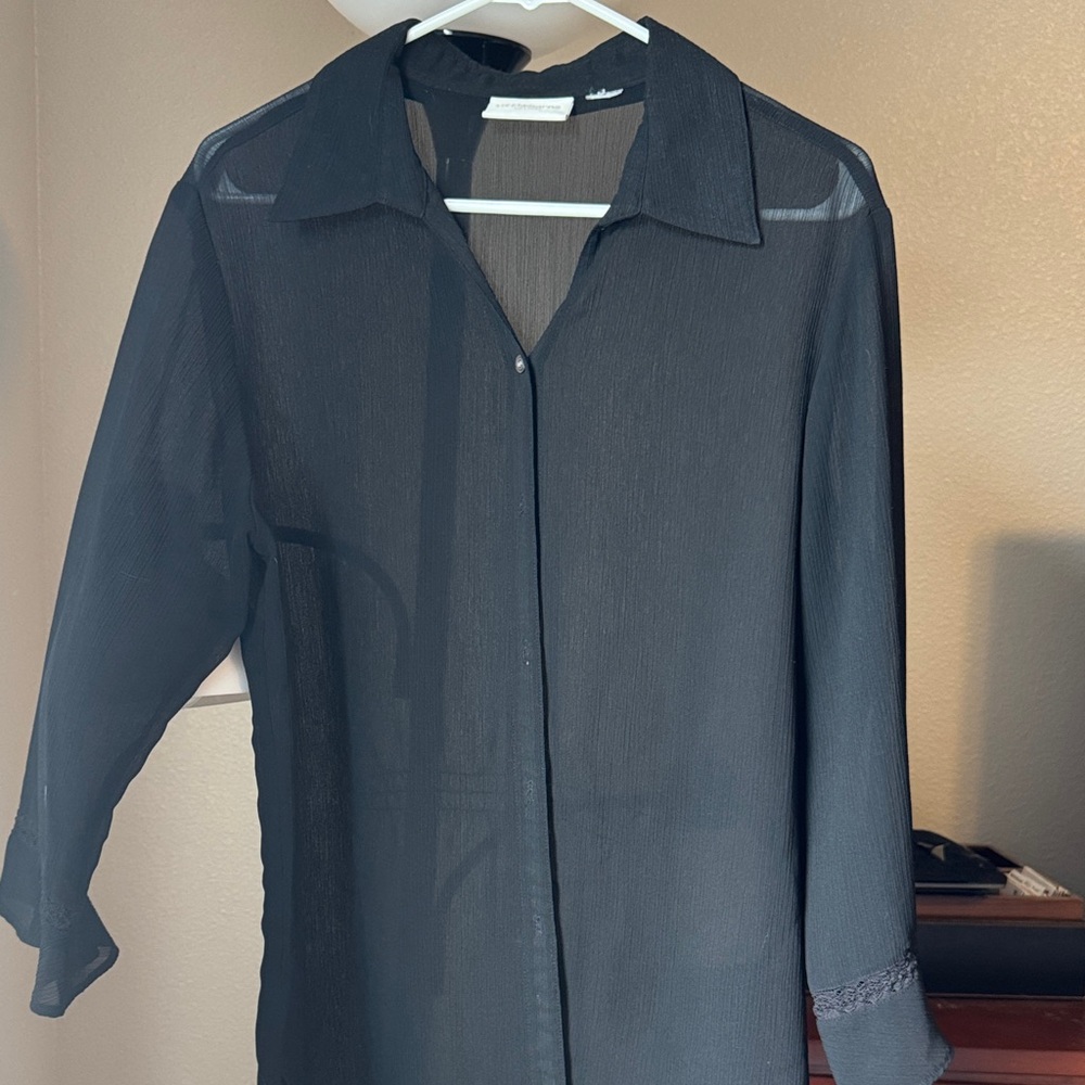 Liz Claiborne Sheer Blouse